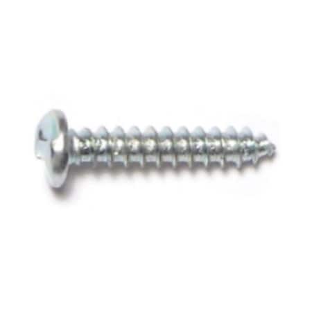 Midwest Fastener Sheet Metal Screw, #6 x 3/4 in, Zinc Plated Steel Pan Head Slotted Drive, 30 PK 62442